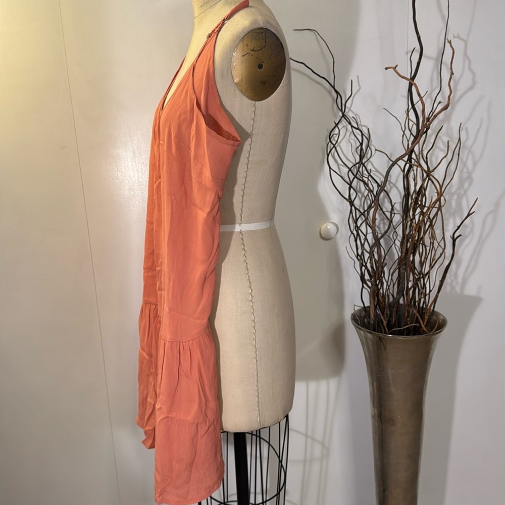 Wild fable peach sleeveless jumpsuit shorts - Picture 3 of 7
